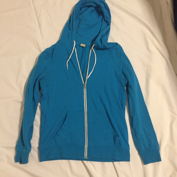 Zine Clothing Tops - ✨free when bundled✨ Aqua Zip Up Hoodie
